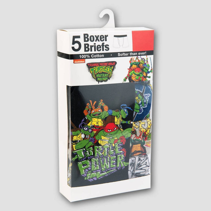 Boys' Teenage Mutant Ninja Turtles 5pk Boxer Briefs - 6