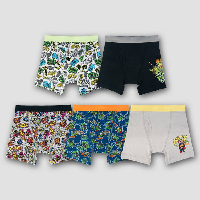 Boys' Teenage Mutant Ninja Turtles 5pk Boxer Briefs - 6
