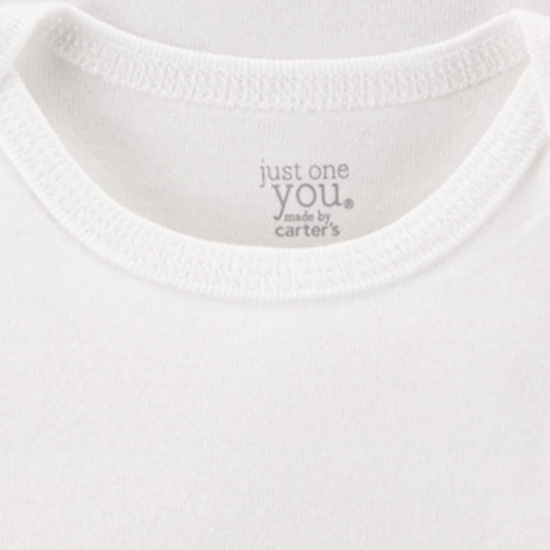 Carter's Just One You Baby 4pk Short Sleeve Bodysuit - White 3M