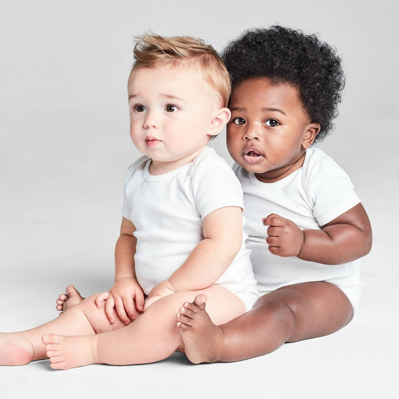 Carter's Just One You Baby 4pk Short Sleeve Bodysuit - White 12M