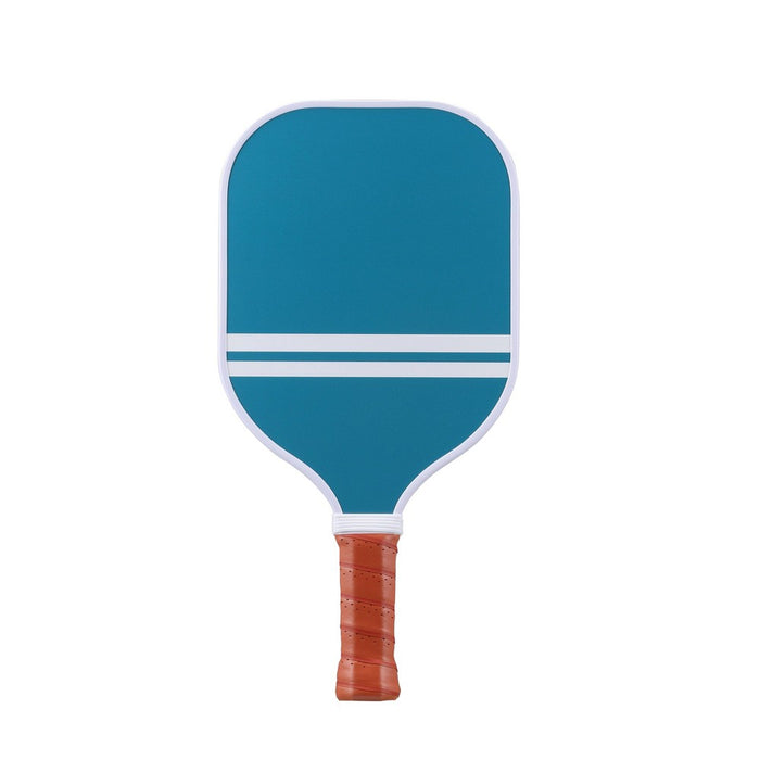 Double Sided Pickleball Paddle - Mint Gingham/Blue Stripe