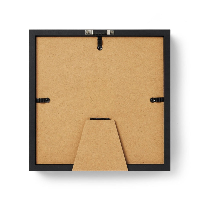 MDF Shadow Box Frame Unfinished Craft Kit 8"x8" Black - Mondo Llama