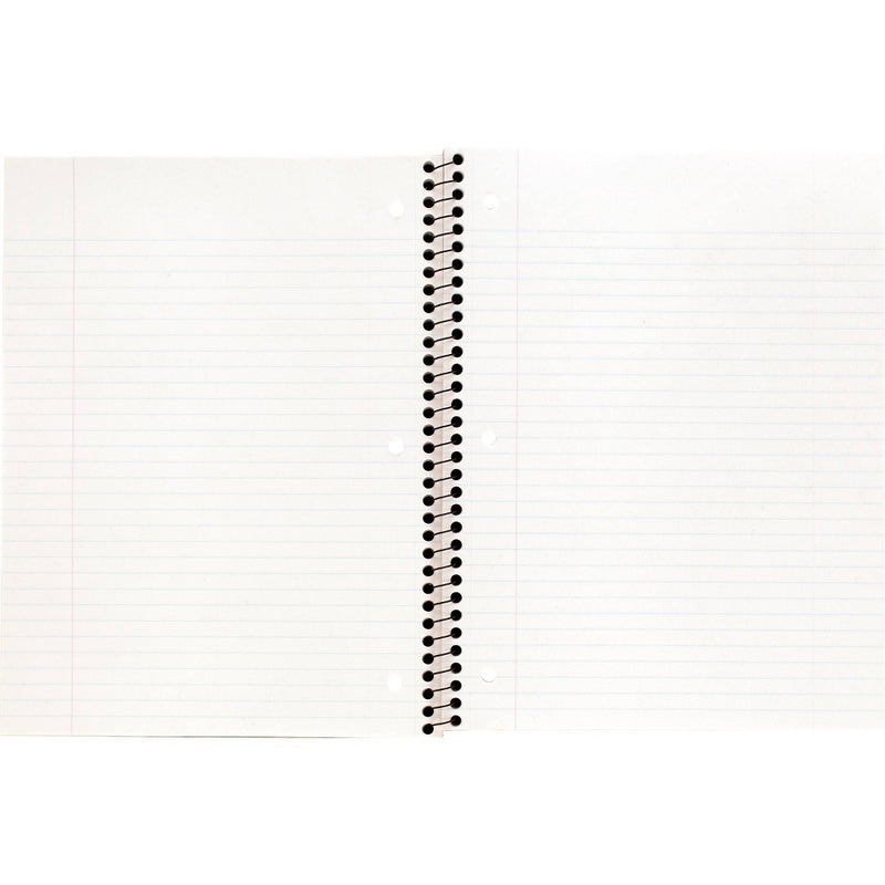 College Ruled Pink 1 Subject Flexible Plastic Cover Spiral Notebook - up&up