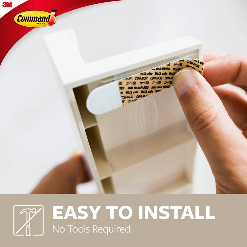 Command Picture Ledge, Quartz, 1 Ledge, 10 Medium Strips, Decorate Damage-Free