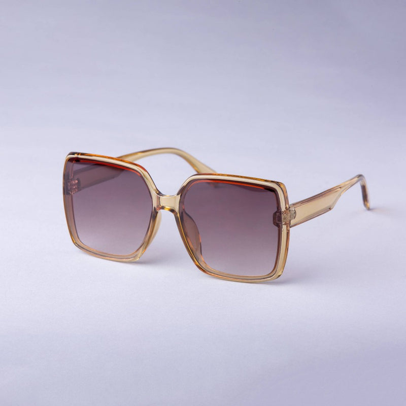 Women's Oversized Square Butterfly Sunglasses - A New Day Green