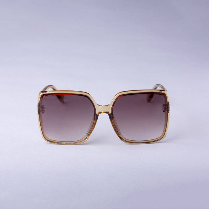 Women's Oversized Square Butterfly Sunglasses - A New Day Green