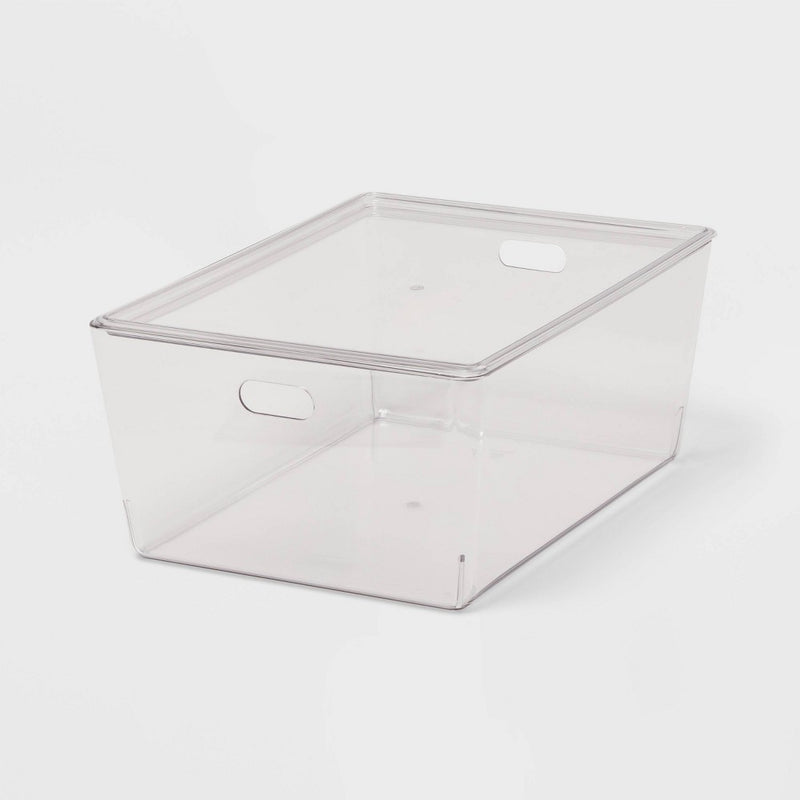 11L Stacking Clear Bin with Lid - Brightroom (LOCAL PICKUP ONLY)
