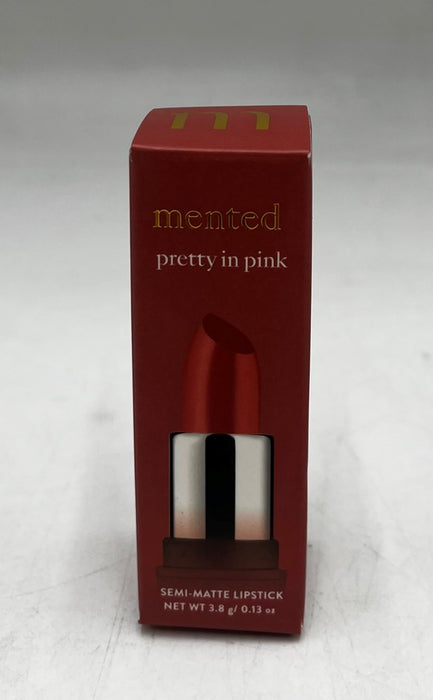 Mented Cosmetics Semi-Matte Lipstick - Pretty in Pink - 0.13oz