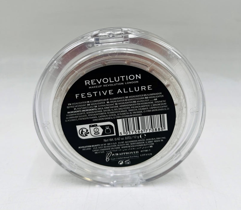 Makeup Revolution Festive Allure Highlighter - 0.42oz