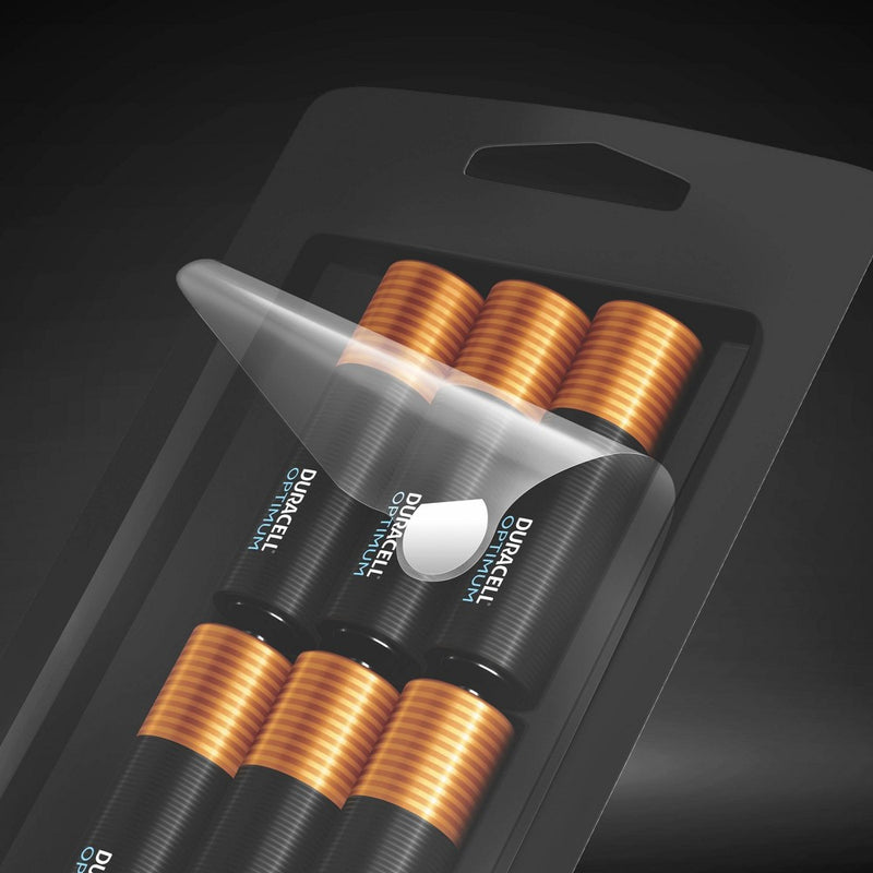Duracell Optimum AAA Batteries - 8pk Alkaline Battery with Resealable Tray