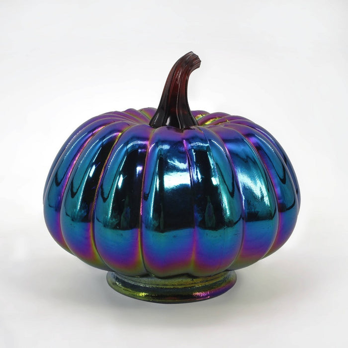 Dark Iridescent Short Pumpkin Figurines - Bullseye's Playground