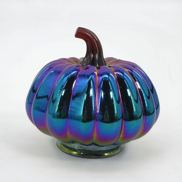 Dark Iridescent Short Pumpkin Figurines - Bullseye's Playground