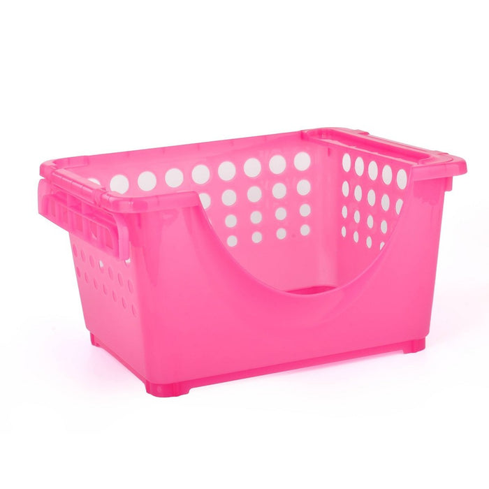 659oz Stackable Utility Storage Bin Pink - Bullseye's Playground