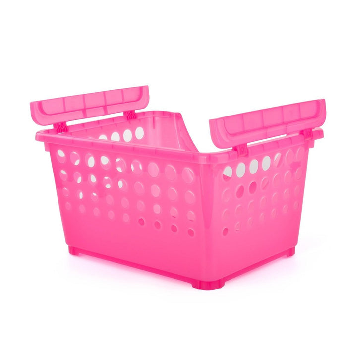 659oz Stackable Utility Storage Bin Pink - Bullseye's Playground