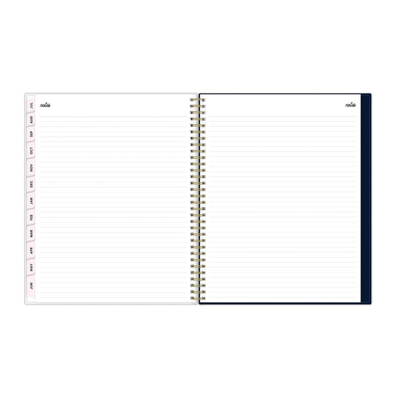 Color Me Courtney for Blue Sky 2024-25 Weekly/Monthly Planner 11"x8.5" Bloom Navy
