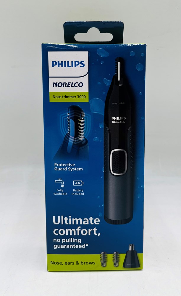 Philips Norelco Series 3000 Men's Nose/Ear/Eyebrows Electric Trimmer - NT3600/62