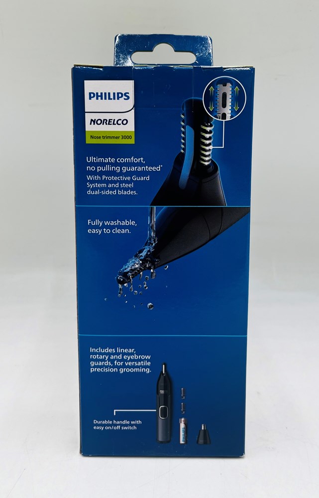 Philips Norelco Series 3000 Men's Nose/Ear/Eyebrows Electric Trimmer - NT3600/62