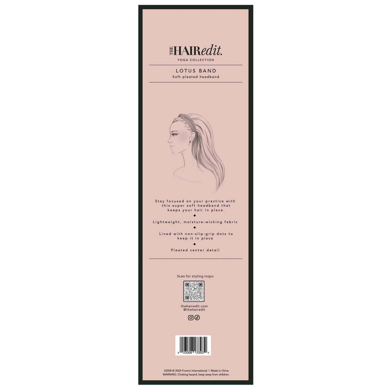 The Hair Edit Lotus Fabric Headband - Cream