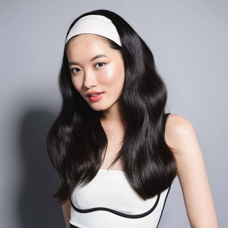 The Hair Edit Lotus Fabric Headband - Cream