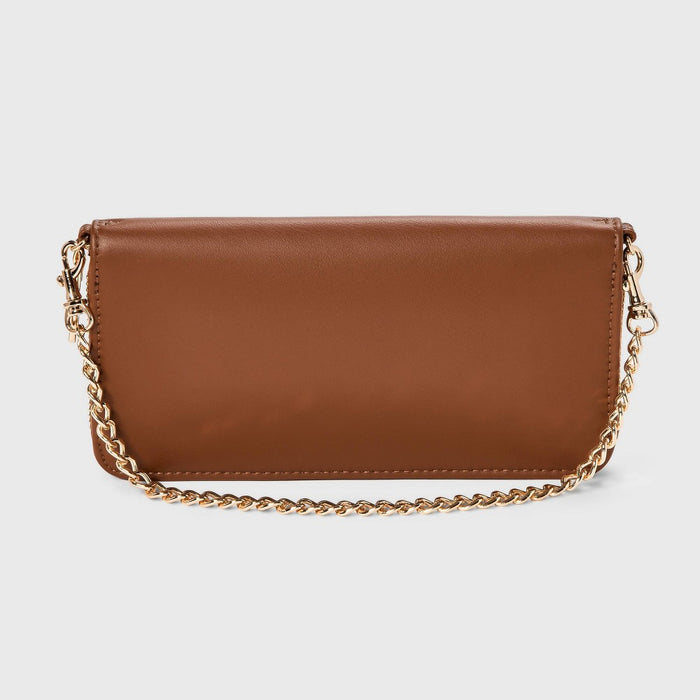 Large Around Zip Wallet - A New Day Brown