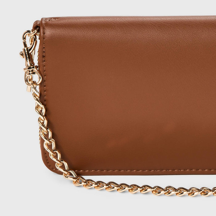 Large Around Zip Wallet - A New Day Brown