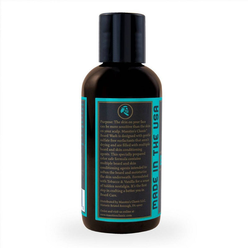 Maestro's Classic Speakeasy Blend Beard Wash - 4 fl oz