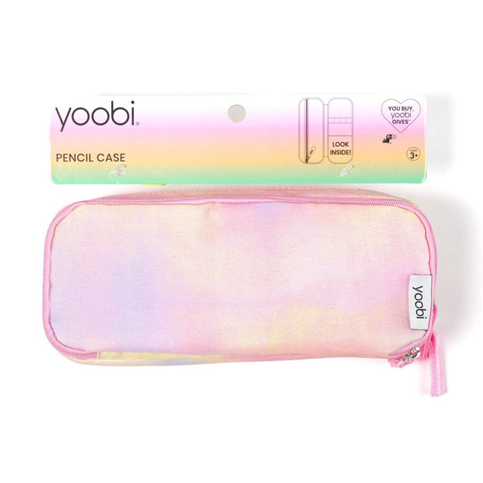 Yoobi Triple Zip Pencil Pouch Pastel Daydream