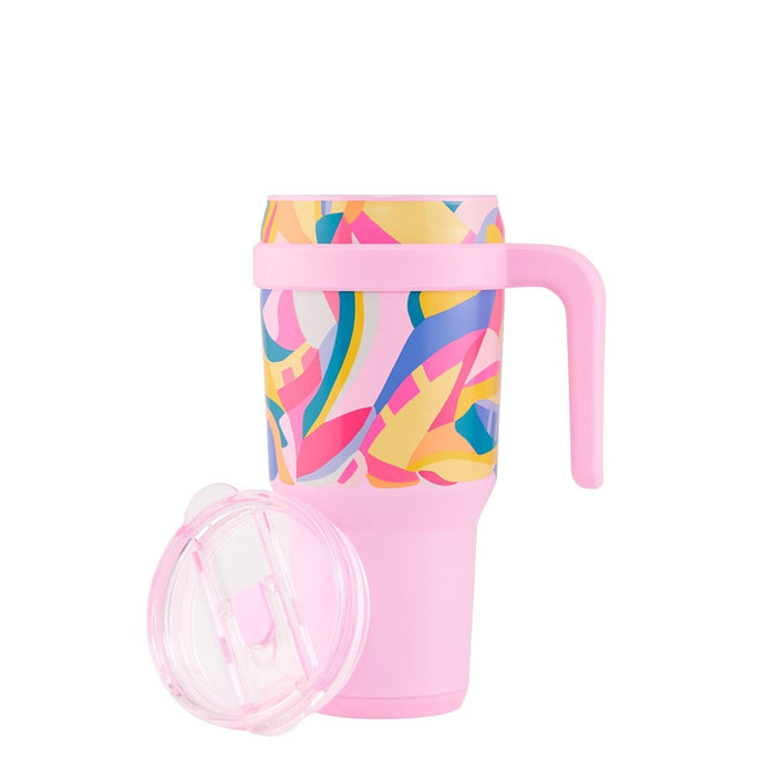 Reduce 40oz Cold1 Vacuum Insulated Stainless Steel Straw Tumbler Mug Paradise Pink