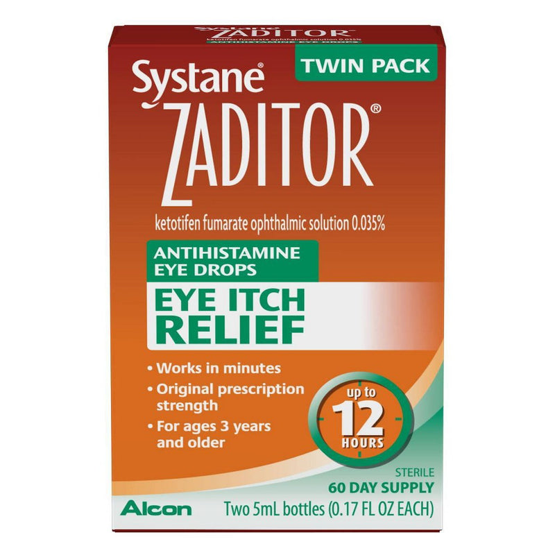 Zaditor Antihistamine Eye Drops for Eye Itch Relief - 0.34 fl oz
