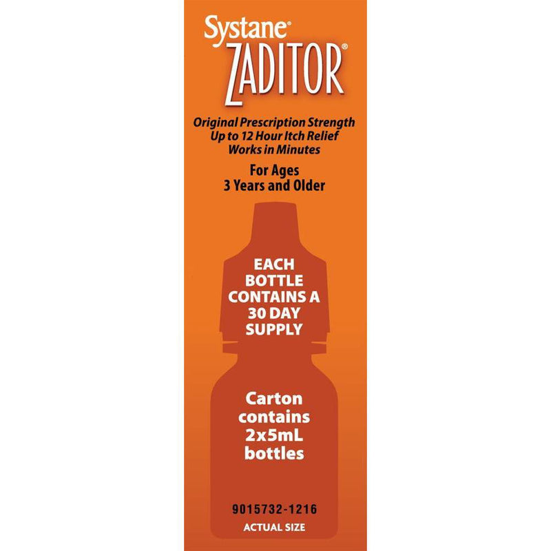 Zaditor Antihistamine Eye Drops for Eye Itch Relief - 0.34 fl oz