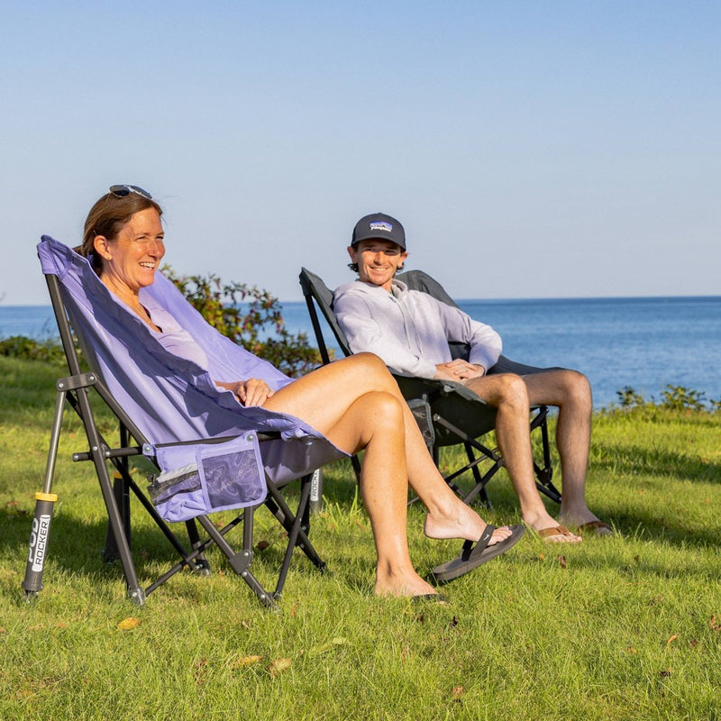 GCI Outdoor Pod Rocker Foldable Rocking Camp Chair - Lavender (LOCAL PICKUP ONLY)