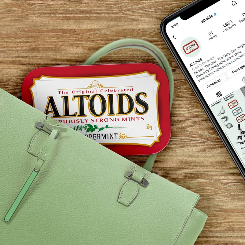Altoids Peppermint Mint Candies - 1.7oz