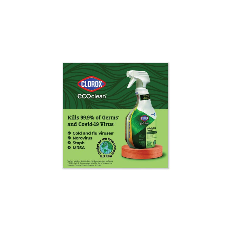 Clorox Clorox Pro EcoClean Disinfecting Cleaner, Unscented, 32 oz Spray Bottle, (LOCAL PICKUP ONLY)