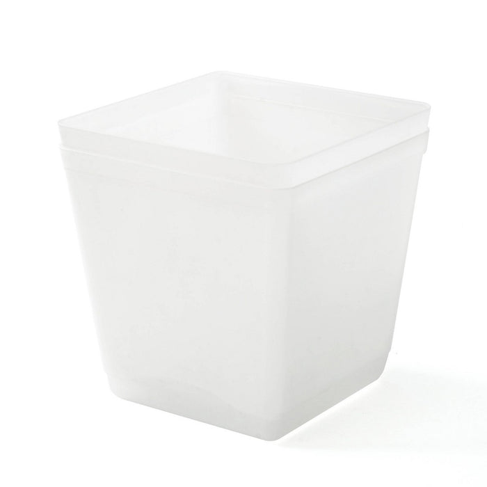 2pk 213oz Plastic Cube Storage Bins Clear - Bullseye's Playground