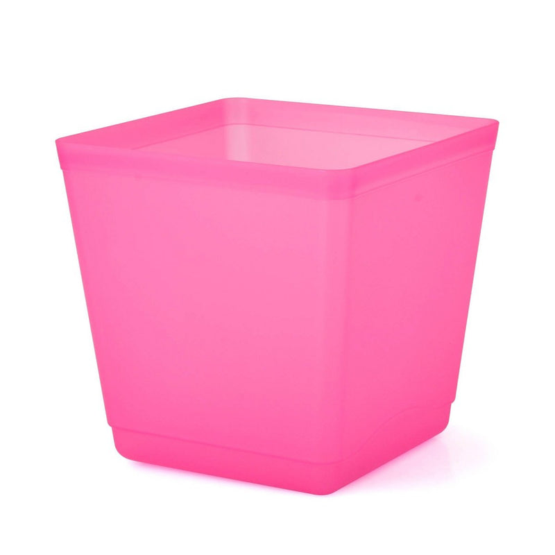 2pk 213oz Plastic Cube Storage Bins Pink - Bullseye's Playground