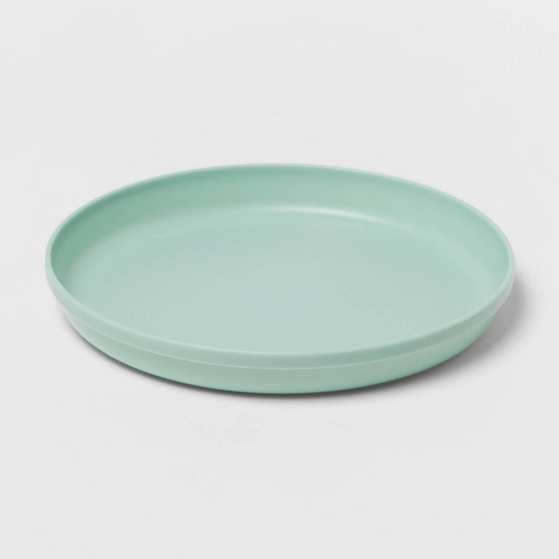 7.3" 6pk Plastic Cool Colors Kids' Plates - Pillowfort