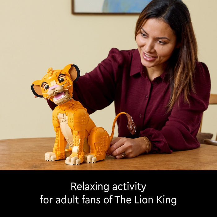 LEGO Disney Young Simba the Lion King Fan Disney Collection Building Set 43247
