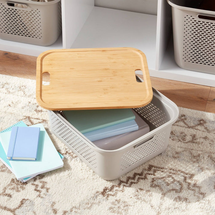 Bamboo Lid with Cutout Handles - Brightroom
