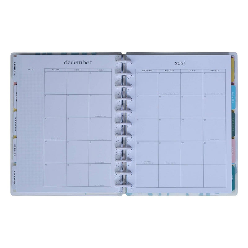 Happy Brands Planner July 2024 - June 2025 Patterned Paper Big 12 Month Planner