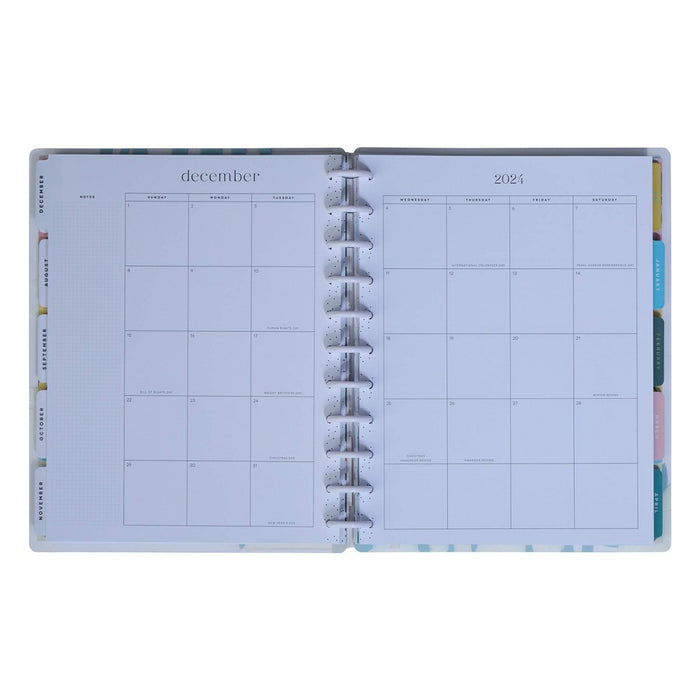 Happy Brands Planner July 2024 - June 2025 Patterned Paper Big 12 Month Planner