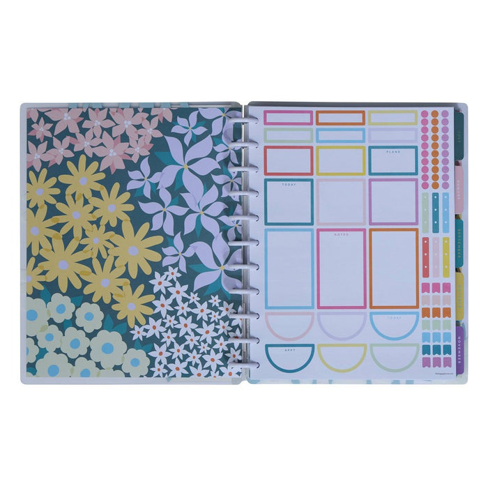 Happy Brands Planner July 2024 - June 2025 Patterned Paper Big 12 Month Planner