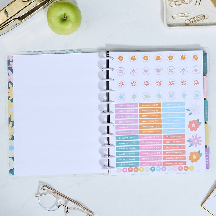 Happy Brands Planner July 2024 - June 2025 Patterned Paper Big 12 Month Planner
