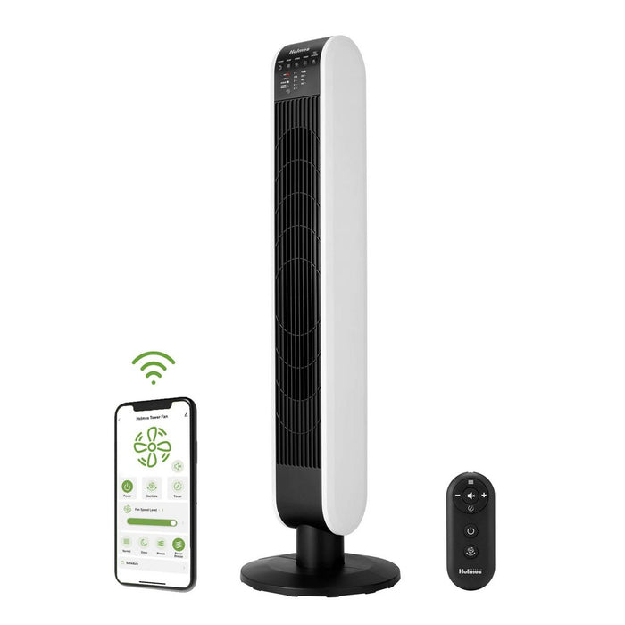 Holmes 40" Oscillating Wi-Fi connect Designer Series Tower Fan (LOCAL PICKUP ONLY)