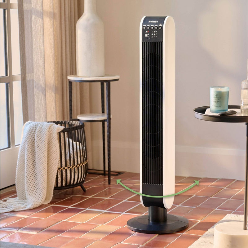 Holmes 40" Oscillating Wi-Fi connect Designer Series Tower Fan (LOCAL PICKUP ONLY)