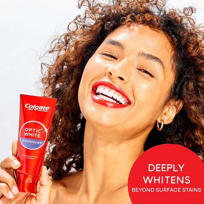 Colgate Optic White Advanced Whitening Toothpaste - Icy Fresh - 3.2oz/1pk