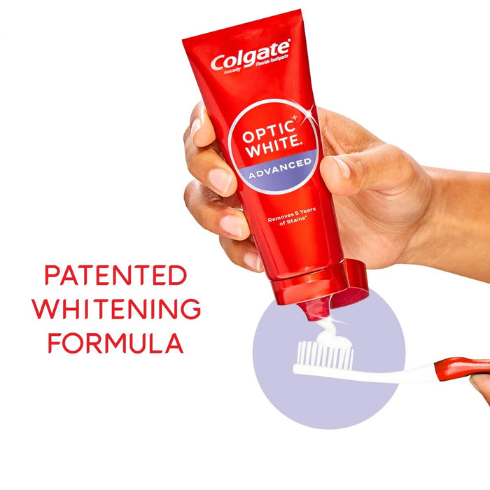 Colgate Optic White Advanced Whitening Toothpaste - Icy Fresh - 3.2oz/1pk