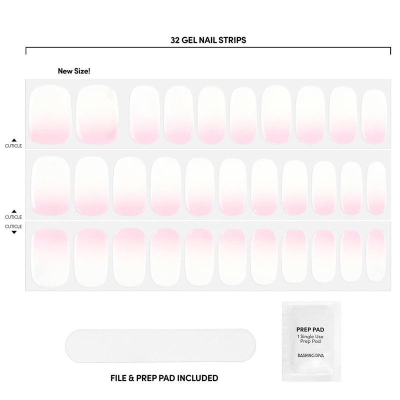 Dashing Diva Nail Art Glow Palette - Tulle Touch - 32ct