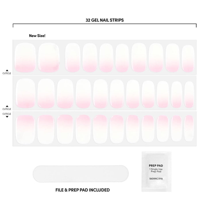 Dashing Diva Nail Art Glow Palette - Tulle Touch - 32ct