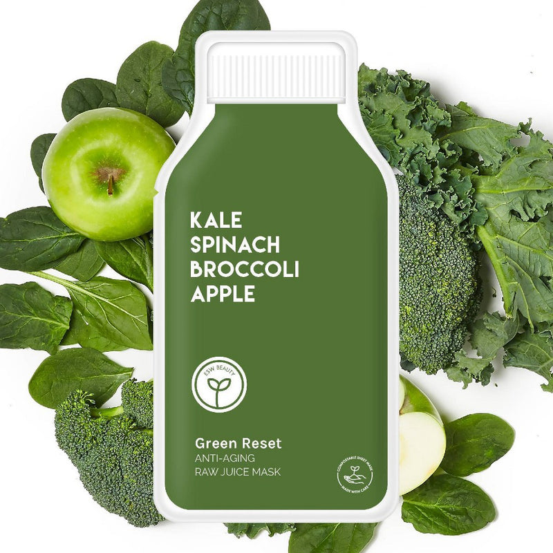 ESW Beauty Green Reset Anti-Aging Face Mask - Kale - 0.85oz
