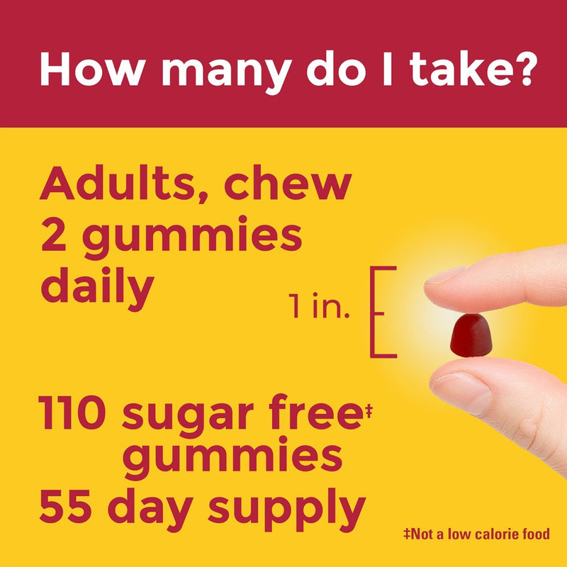 Nature Made Zero Sugar Vitamin D Sugar Free Gummies - 110ct